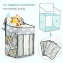 Hanging Diaper Caddy Organizer- Diaper Stacker for Changing Table, Crib, Pl