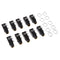 Female Jack / Jack 10Pcs 6.35mm / 6.35mm 3Pins Stereo Microphone