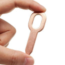 50Pcs Copper Plated Oval Dent Puller Rings Car Body Paintless Lifter Puller K8D9