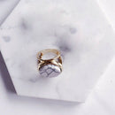 Geometric Big Finger Ring Boho Ethnic Women Hippie Ring Round