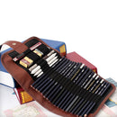 24Pcs Sketch Pencils case Charcoal Extender Pencil shade Cutter Drawing Bag  OZ