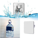 4pcs Stainless Steel Bathroom Hook Rustproof Self-adhesive Home Wall Hanger