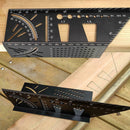 Aluminum Woodworking Scriber Mark Line Gauge Dovetail Maker Template Guide Tool