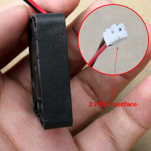 40mm X 40mm X 13mm DC 12V 2Pin 9 Blade Cooler Brushless Mini Cooling Fan