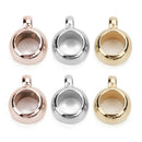 200 Pendant Clasps Connectors Bail Beads DIY European Charm Bracelet Jewelry