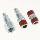 4pcs Universal Quick Release Coupler Set 1/4" Air Hose Connector Fitting NPT