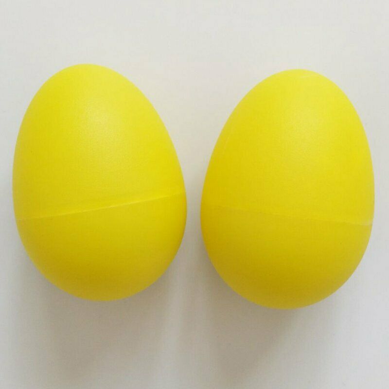 12pcs Plastic Egg Shakers Set 6, Percussion Musical Maracas Eggs Child Perc