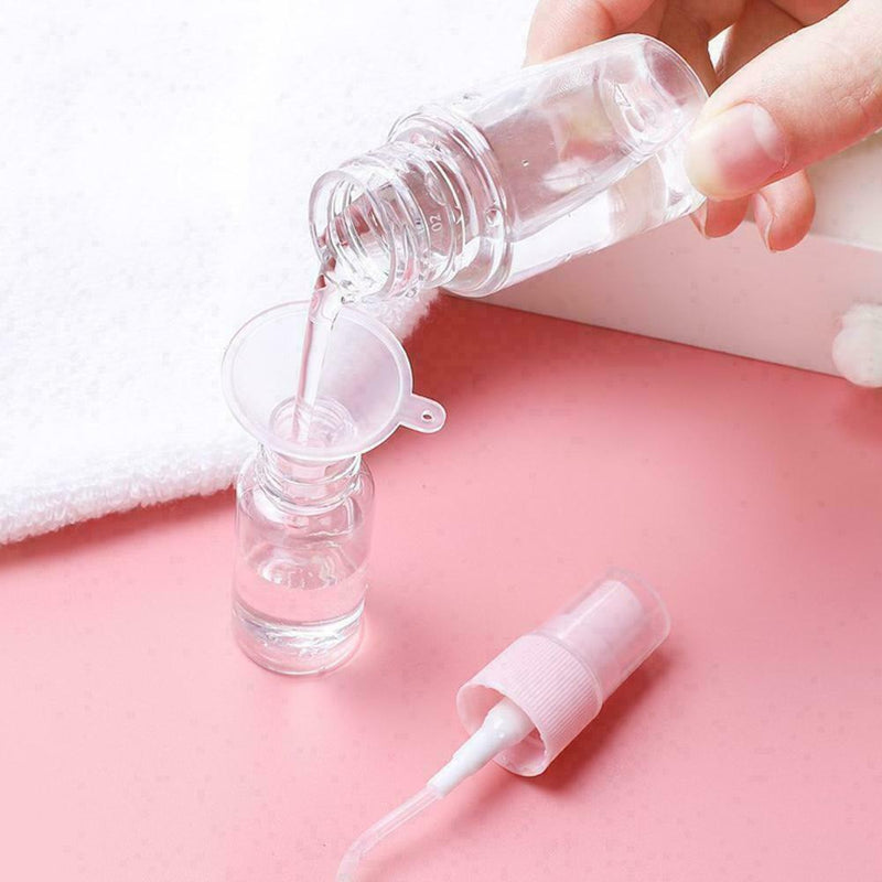 2Pcs Portable Spray Refillable Bottles Kit Plastic Bottle PET New Y9T8