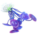 Decoration Plastic Simulated Sea Plants Flora for Aquarium Fish Tank purple