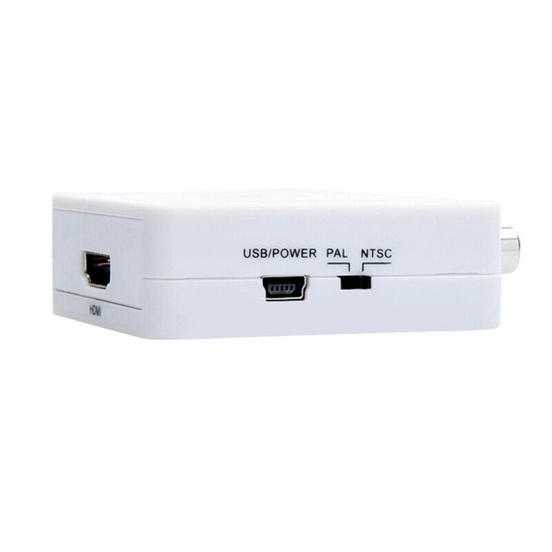 Composite AV CVBS 3RCA to HDMI Video Adapter Converter Up Scaler 720P 108 ZZI
