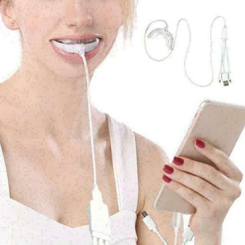 Portable LED Smart Teeth Whitening Device 3 USB Ports Whitening Tooth Z6R1 S8K3