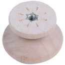 10pcs 35mm Natural Wood Wooden Drawer Wardrobe Door Cabinet Knob Pull With  P6G5