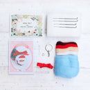 Wool Needle Felt DIY Deer Keychain Wool Felting Kit for Children DIY Crafts