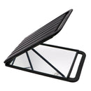 Foldable Double Sided Barber Salon Makeup Hair Stylist Hand-Held Mirror w/Handle
