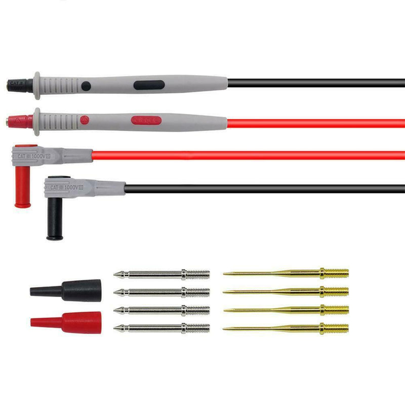 Multimeter Test Clip Lead Kit Heavy Duty Banana Tester Probe