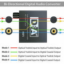 Optical Coaxial Digital to Analog Audio HiFi Headphone Converter Adapter
