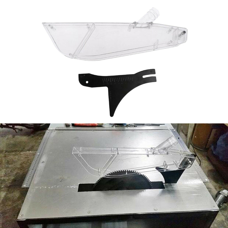 Clear Plastic Protective Table Saw Cover Guard Security Shell for 7-12" Saw
