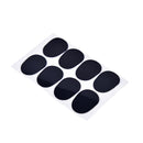 8Pcs 0.8mm Soprano Saxophone Sax Mouthpiece Patches Pad Cushions Black 3C