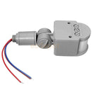 Outdoor 12VDC Automatic Infrared PIR Motion Sensor Switch for LED Light Gray