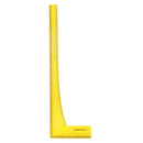 Drawing Sketching Right Angle Ruler 50cm Long Yellow Plastic Sewing Tool