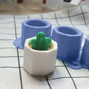 2 Pcs Set Flowerpot Silicone Mold 3 in 1 DIY Cement Pot Making Mold Manual