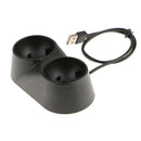 Charger for PS4 VR Move Dual Charging Station for 2 Controllers, Fast Charge