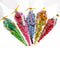 600pcs Clear Cellophane Cone Bags Twist Ties Large Size Party Sweet Cello Candy