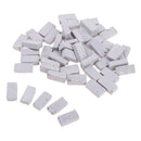1/16 Scale House Wall Building 50x Gray Bricks 1.7x0.9cm for Sand Armor Land