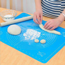 Pastry sheet Non-stick silicone mat with markings, silicone mat, silicone s J5Z2