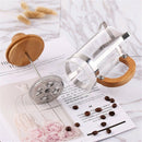 French Press Eco-Friendly Bamboo Cover Coffee Plunger Tea Maker Percolator  K5G7