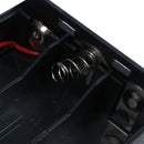 On/Off Switch 3 x 1.5V AA Battery Cell Case Lead Black w Cap H9I6