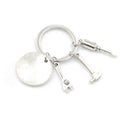 Fashion Hand Tools Keychain,Daddy Keyring Dad Gift Fathers Day Father Keychai SP