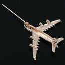 Alloy Airplane Brooch Pins Enamel Plane Brooches For Women Men Costumes