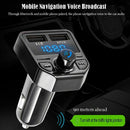 2018 New X1 Car Bluetooth Hands-free FM Transmitter USB Charger MP3 Music P F3E5