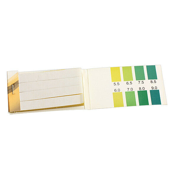 80 Strips PH Range 5.5-9.0 PH Alkaline Test Indicator Papers Lab Supplies A