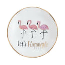 Flamingo Ceramic Small Dish Sauce Sugar Vinegar Snack Food Serving Tray