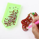 8pcs/set Full Drill 5D Diamond Painting Keychain Art Craft Pendant Key Rings