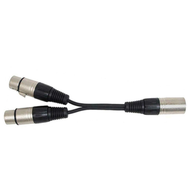 Acoustic Balance 3-Pin XLR Female To Dual 2 Male Splitter Microphone Cable