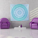 Boho Wall Tapestry Beach Towel Blanket Home Carpet (Mandala01)(150x130cm) SN9F