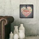 5D DIY Full Round Drill Diamond Painting Love Embroidery 40x40cm (L2162) A
