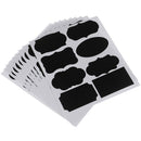 72x Jar Chalkboard Spice Blackboard Label Labels Stickers Marker Pen Bottle T Gw