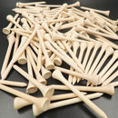 100Pcs/Pack Golf Tees 5.4Cm Professional Wooden Golf Tees Biodegradable Les X9W1