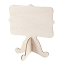 10 Pcs Mini Wooden Small Wedding Blackboard Message Table Number Chalkboard