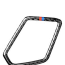 2 PCS Carbon Fiber Inner Air Outlet Panel Frame Cover Trim Fit for BMW 3 Se