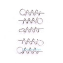 100pcs Spring Lock Pins Stainless Steel Bait Pin Crank Hook Connect Fixed Pin