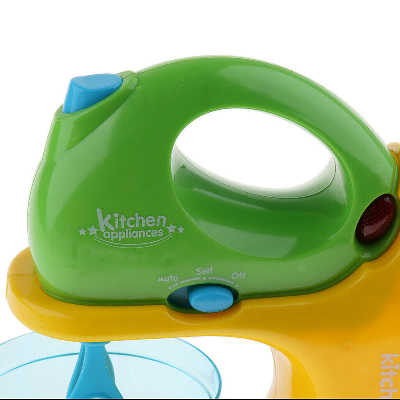 Mini Electric Blender Mixer Pretend Play Kitchen Toys Kids Plastic Kitchen