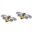 Bumble Bee Sew On PatchesEmbroidered Badge Bags Applique Fabric Clothes Craft ES