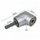 1Pcs 105 Degree Right Angle Drill Extension Magnetic Attachment + 1Pcs 1/4