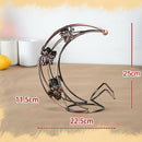 Moon Shape Wine Bottle Holder Rack Single Wine Bottle Holder Wine Cabinet Decor