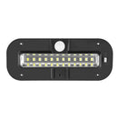 Solar Motion Sensor Wall Light Waterproof 12 LED Garden Street Lamp (Black) A